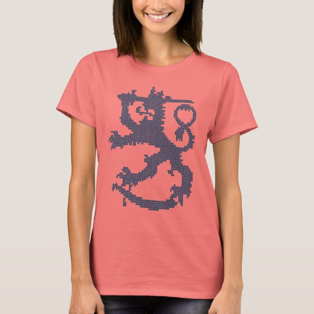 Sisu Lejon Women's Ringer T-shirt (Framsida)