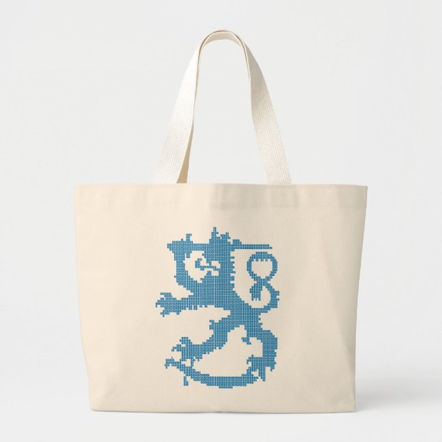 Sisu Lion Jumbo Tote Bag Tygkasse (Framsidan)