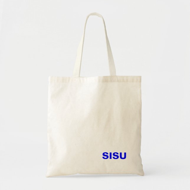 SISU-natur & ande av det finlandssvenska folket Tygkasse (Framsidan)