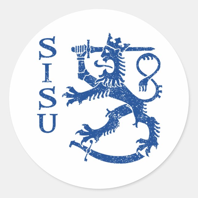 SISU RUNT KLISTERMÄRKE (Framsida)