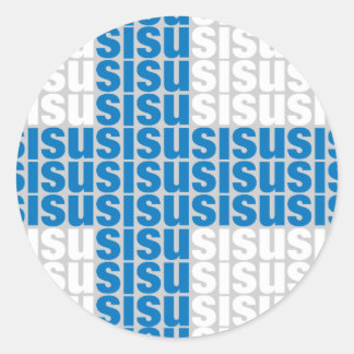 Sisu Sticker Runt Klistermärke