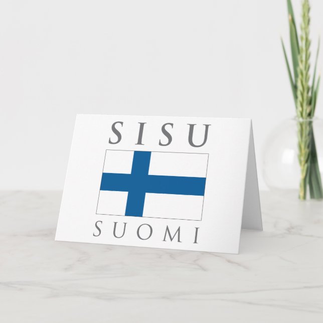 Sisu Suomi Kort (Framsida)