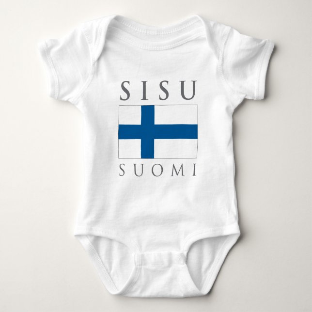 Sisu Suomi T Shirt (Framsida)