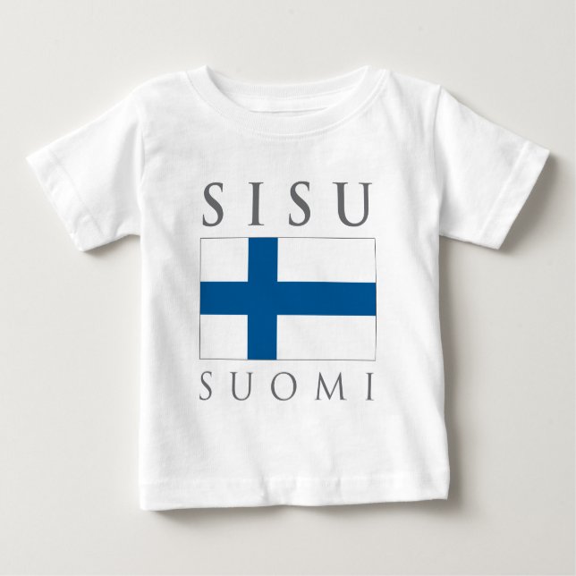 Sisu Suomi T Shirt (Framsida)