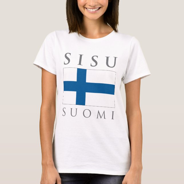 Sisu Suomi Tee Shirt (Framsida)
