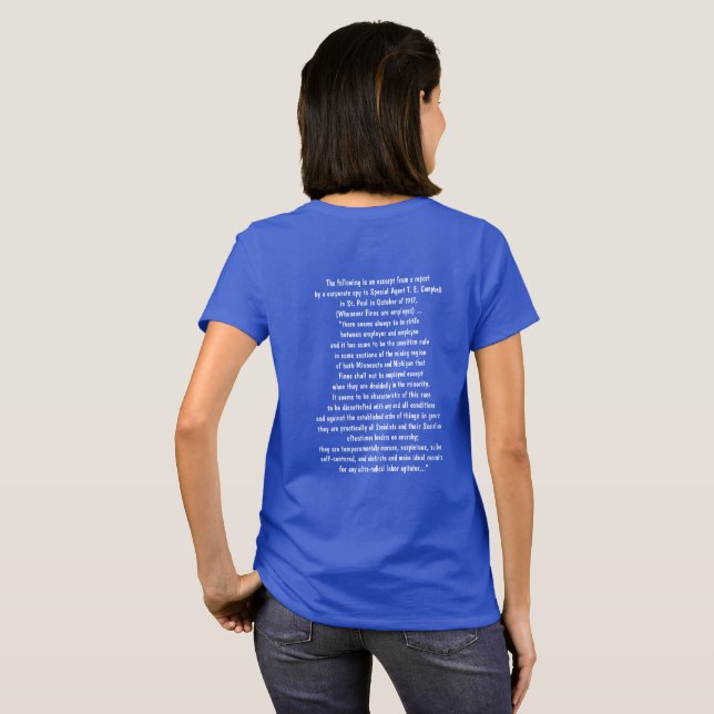 SISU Top Historical - Nature Spirit of the Finland T Shirt (Hel baksida)