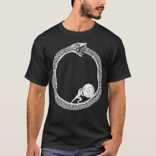 Sisyfos i Ouroboros orm Unisex Philosophy F T Shirt