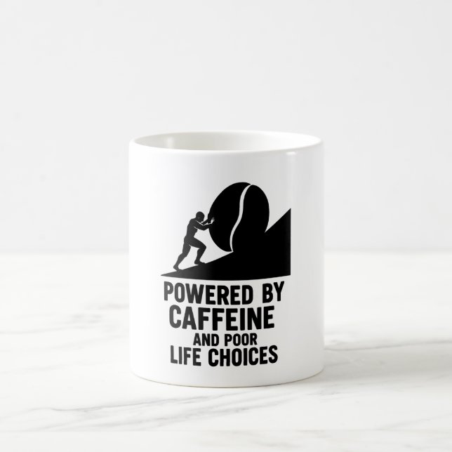 Sisyphus Coffee Grind Funny Sarkastic Quote Mugg (Center)