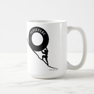 Sisyphus framhärdar muggen kaffemugg