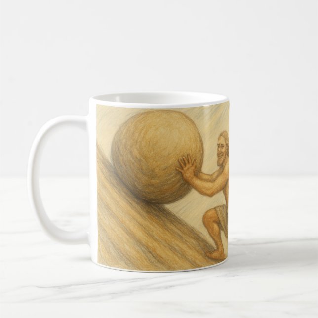 Sisyphus Happy Kaffemugg (Vänster)