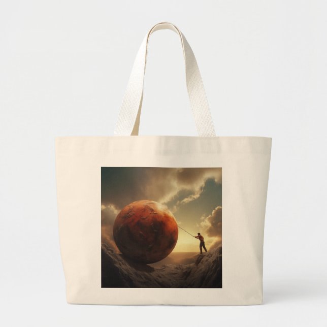 Sisyphus Jumbo Tote #1 Jumbo Tygkasse (Framsidan)