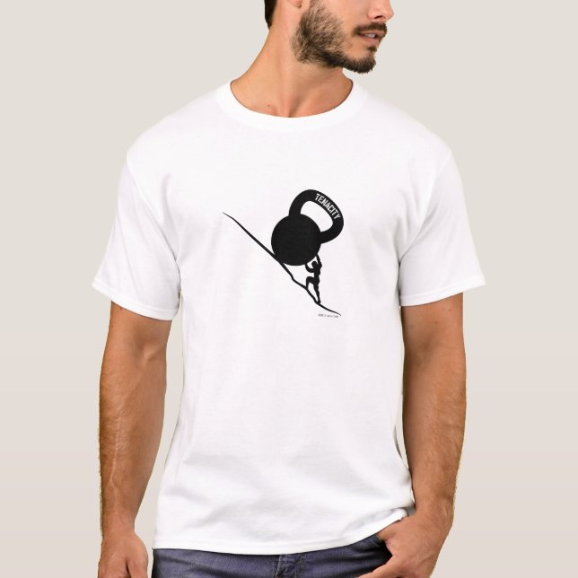 Sisyphus KettleBell-styrka T-shirt (Framsida)