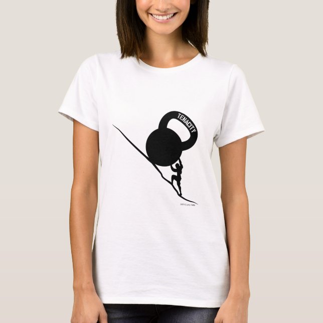 Sisyphus KettleBell-styrka Tee Shirt (Framsida)