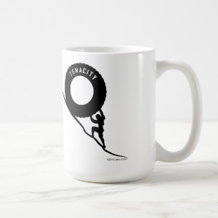 Sisyphus orubblighet kaffemugg