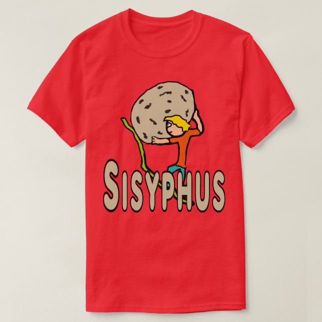 Sisyphus T Shirt (Design framsida)