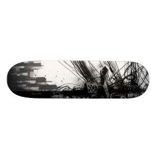 SIT "Otrådat 2" Old School Skateboard Bräda 18 Cm