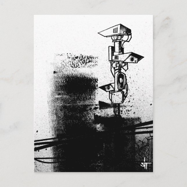 SIT ’Övervakning’ Vykort (Framsida)