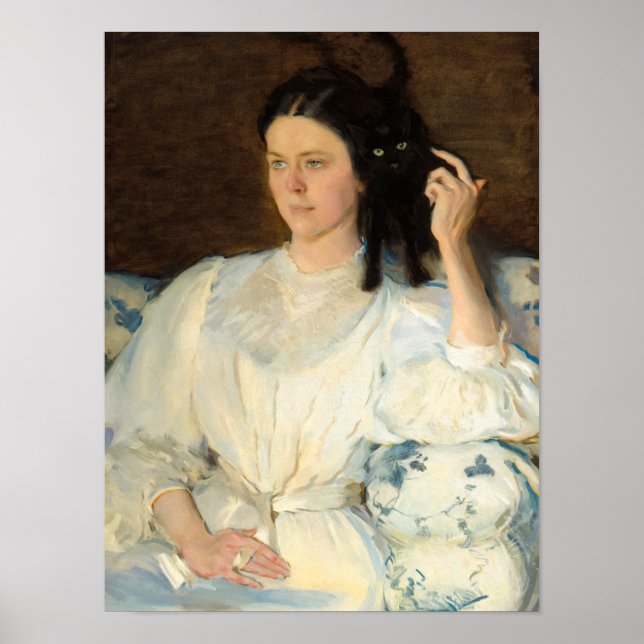 Sita and Sarita by Cecilia Beaux Poster (Framsidan)