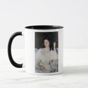 Sita och Sarita eller ung flicka med en katt Mugg