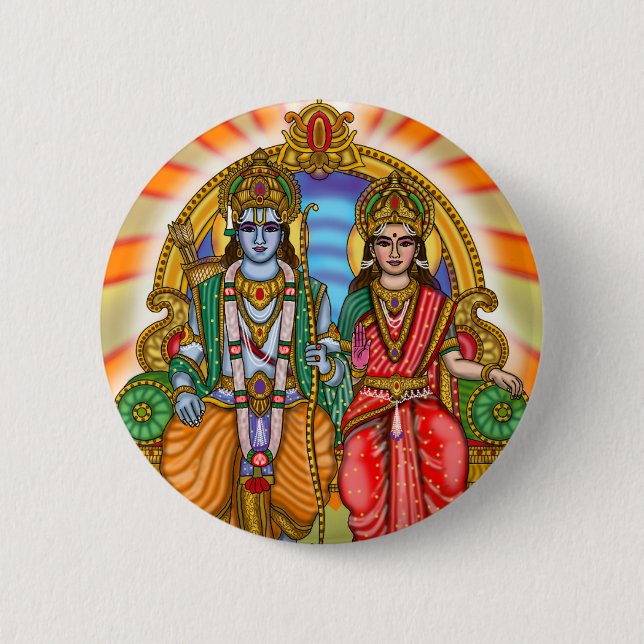 Sita Ram Andaktsknapp Knapp (Framsida)
