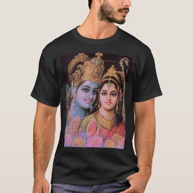Sita-Ramma ॐ T Shirt (Framsida)