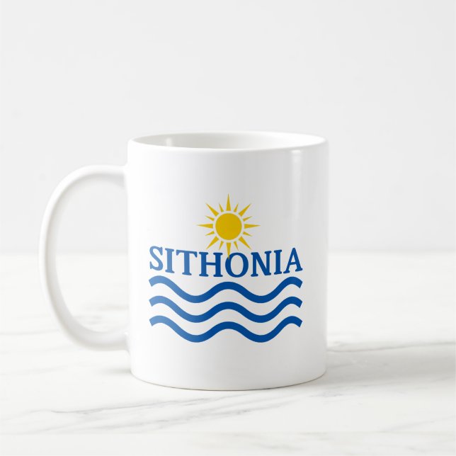 SITHONIA Grekland-Sol Vågar Kaffemugg (Vänster)
