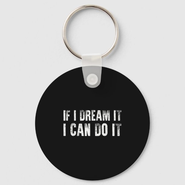Sitive Affirmation Success Quote Men Women Teen Bo Nyckelring (Framsida)