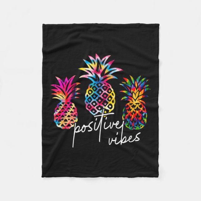 Sitive Vibe Ne Transfer Day Infertility Ivf Tie Dy Fleecefilt (Framsidan)