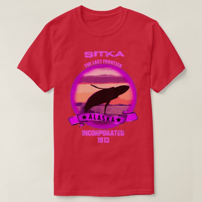 Sitka Alaska T Shirt (Design framsida)