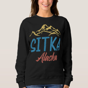 Sitka Alaska Travel Vacation Winter Mountains T Shirt