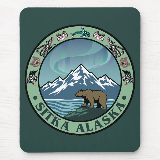 Sitka Alaska USA Musmatta (Framsidan)