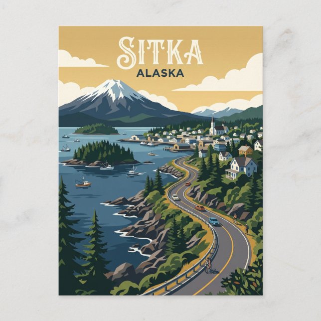 Sitka USA Vykort (Framsida)
