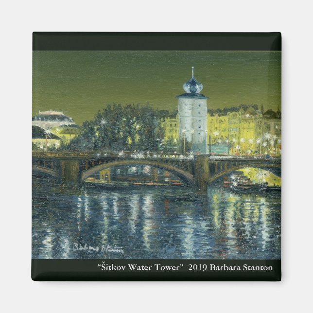 ’Šitkov Vatten Torn’ Magnet (Framsidan)