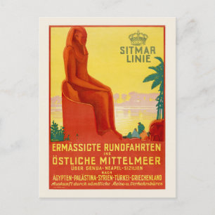 Sitmar Linie Vintage affisch 1930-talet Vykort