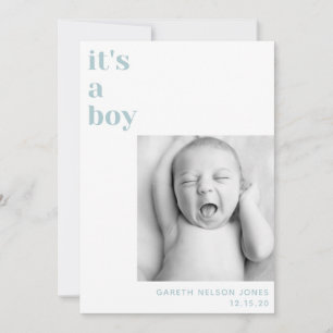sitt baby blue fotofoto baby-meddelande meddelande