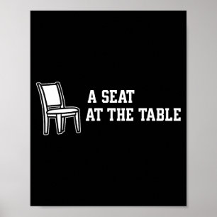 Sitt En Plats Vid Bordet Poster