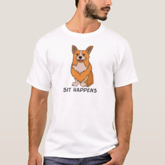 Sitt händer skjortan för Corgi T Tee Shirt