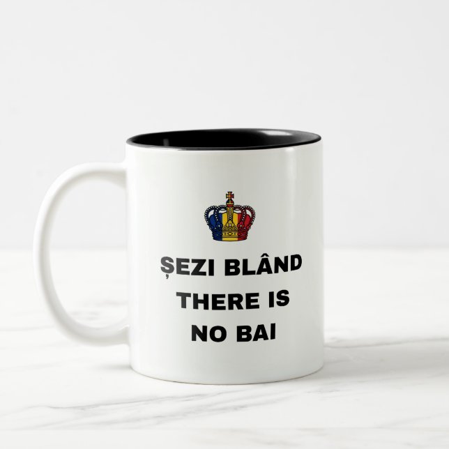 SITT LUGNT, DET ÄR INGET PROBLEM Tvåtons KAFFEKOPP (Vänster)