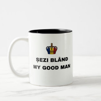 SITT LUGNT, MIN GODE MANNE Tvåtons KAFFEKOPP