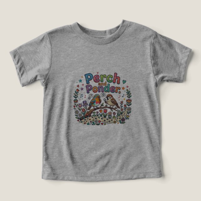 Sitt och begrunda t shirt (Design Framsida)