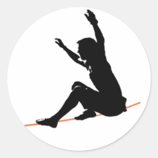 sitt säte på raden runt klistermärke