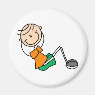 Sitt Ups stick figurmagneten Magnet