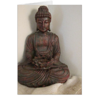 Sitta Buddha Hälsningskort