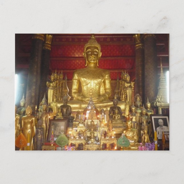 sitta buddha vykort (Framsida)