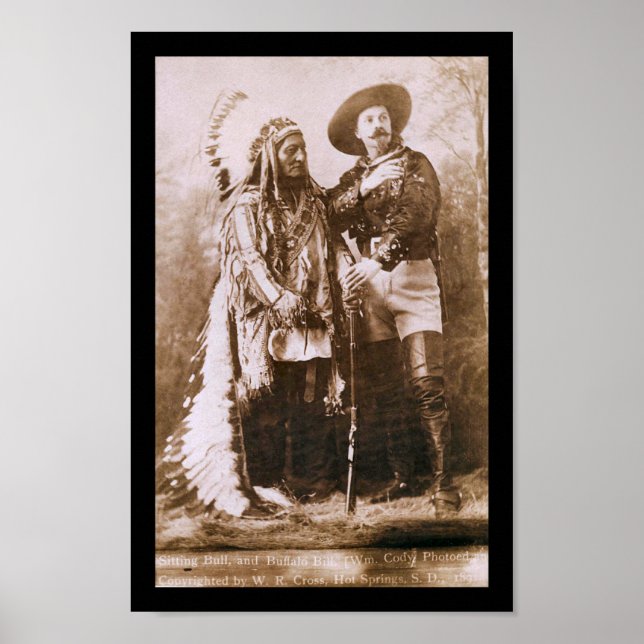 Sitta Bull & Buffalo Bill 1891 Poster (Framsidan)