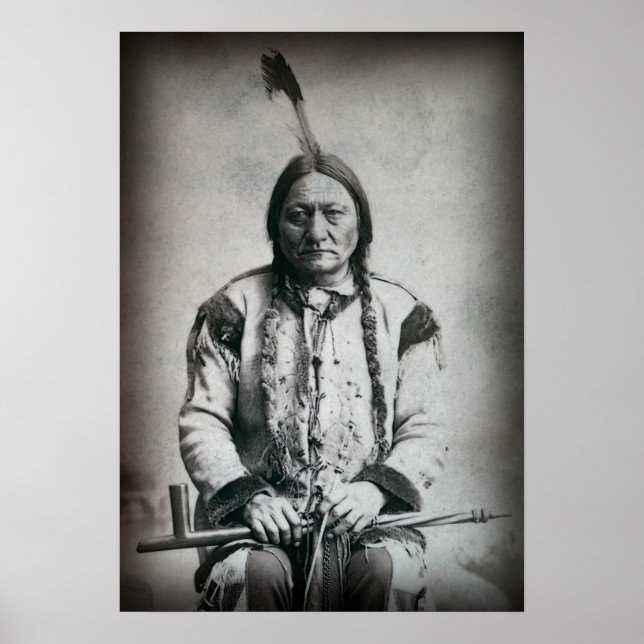 SITTA BULL LAKOTA CHIEF 1884 POSTER (Framsidan)