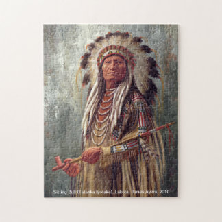 Sitta Bull, Native American Chief puzzle Pussel