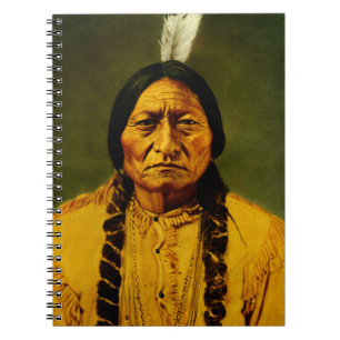 Sitta Bull Native American First Nations Anteckningsbok