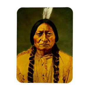 Sitta Bull Native American First Nations Magnet