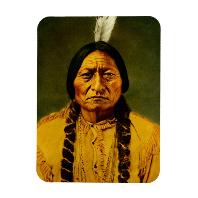 Sitta Bull Native American First Nations Magnet (Vertikal)